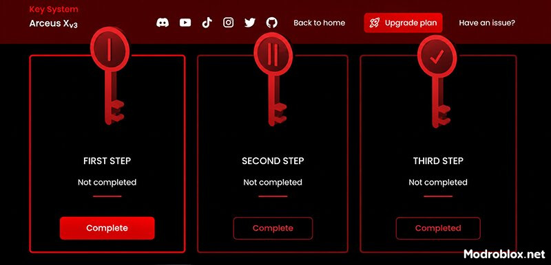 Nhấn vào Complete trong mục First Step
