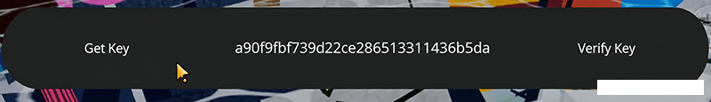 Nhấn Verify Key